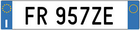 Truck License Plate